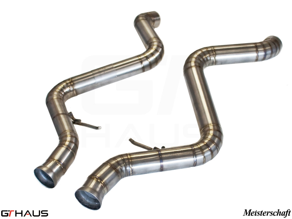 BMW E90/92/93 M3 2008-2012 Section 2 Bolt-on SR Connecting Pipes upgrade Secondary image