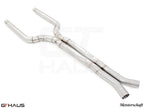 BMW F91/92 M8 / M8 Competition Coupe / Convertible 2020+ LSR Mid Resonator Delete Pipes (Full cat-back pipes) 76mm piping