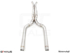 BMW F91/92 M8 / M8 Competition Coupe / Convertible 2020+ LSR Mid Resonator Delete Pipes (Full cat-back pipes) 76mm piping