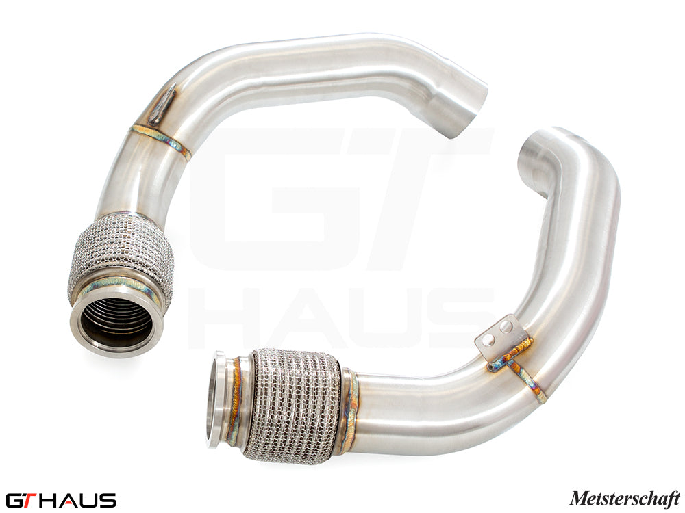 BMW F93 M8 / M8 Competition 2020+ Down Pipe - Secondary Cat-Delete