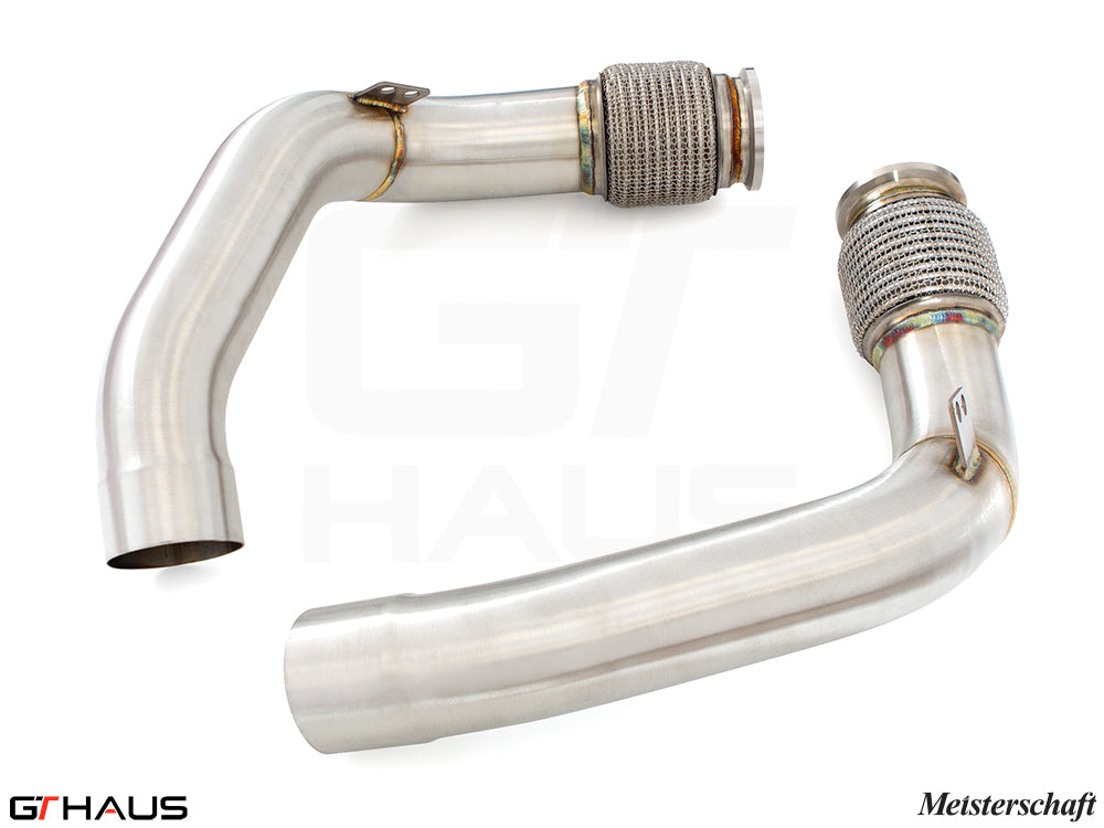 BMW F96 X6M SAV 2020+ Down Pipe - Secondary Cat-Delete