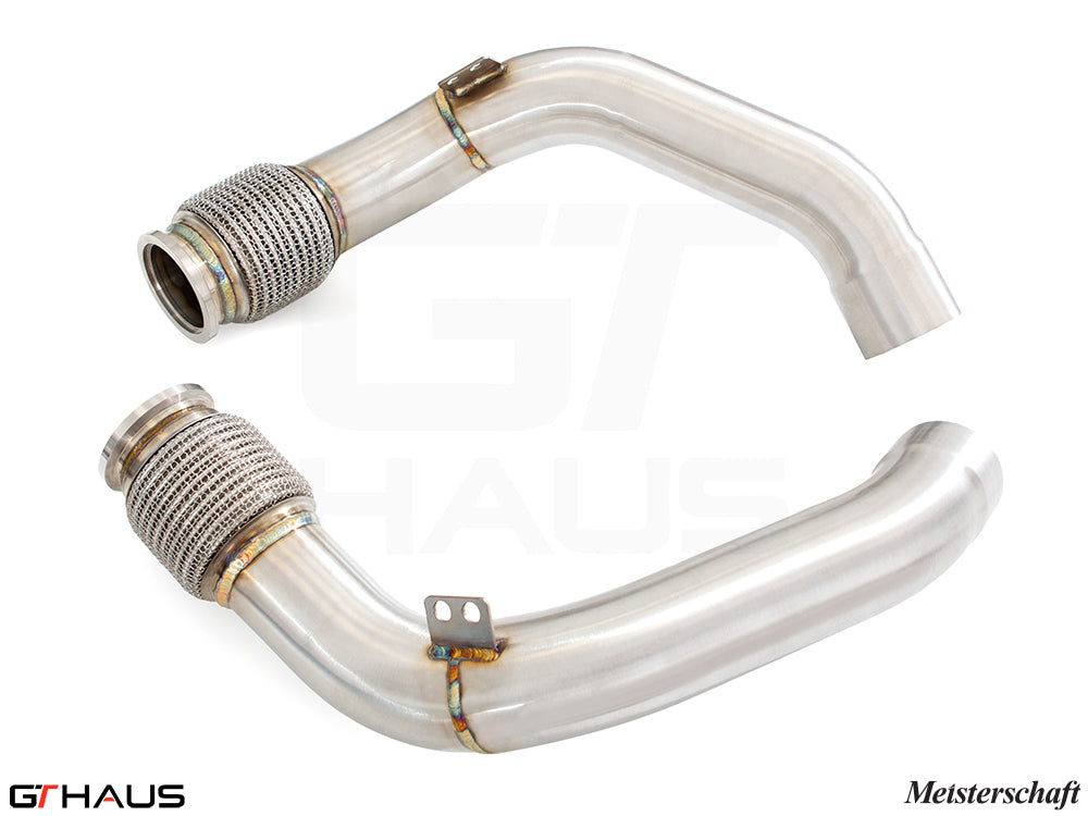 BMW F96 X6M LCI SAV 2024+ Down Pipe - Secondary Cat-Delete