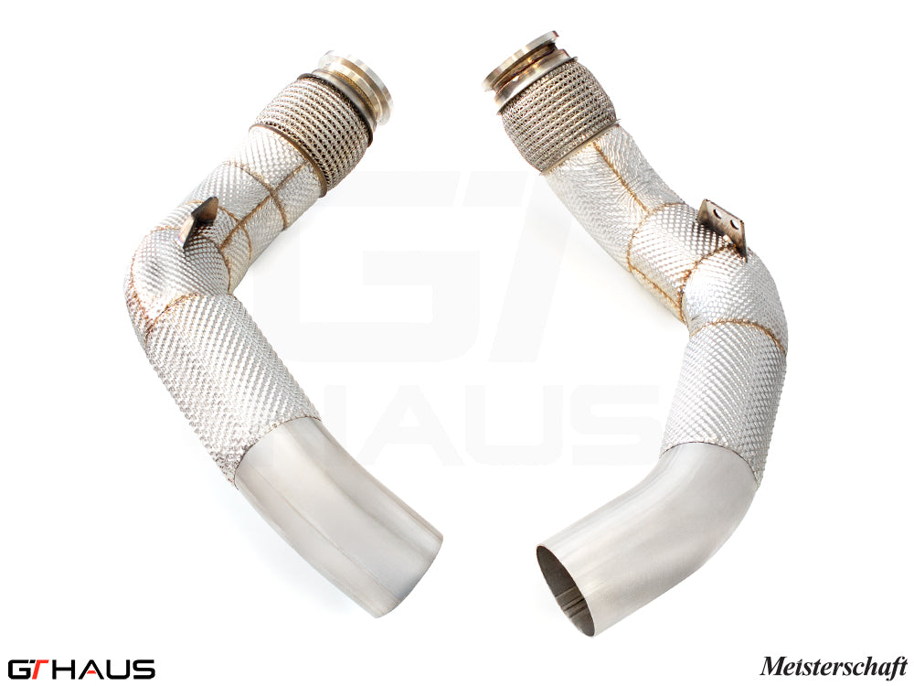 BMW F96 X6M LCI SAV 2024+ Down Pipe - Secondary Cat-Delete