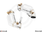 BMW F95 X5M LCI SAV 2024+ Down Pipes OBD2 - 400 CEL Sport Cats (90mm piping)