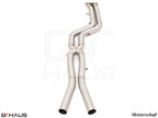 BMW F97 X3M SAV 2019-2021 Full Cat-Back 76mm DUAL LSR mid Resonator Delete pipes
