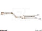BMW F97 X3M SAV 2019-2021 Full Cat-Back 90mm SINGLE LX mid Resonator Delete pipes