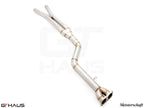 BMW F97 X3M SAV 2019-2021 Full Cat-Back 90mm SINGLE LX mid Resonator Delete pipes