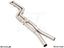 BMW F97 X3M SAV 2022+ Full Cat-Back 76mm DUAL LSR mid Resonator Delete pipes