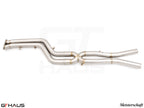 BMW F97 X3M SAV 2022+ Full Cat-Back 76mm DUAL LSR mid Resonator Delete pipes