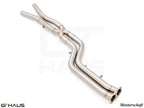 BMW F97 X3M SAV 2022+ Full Cat-Back 76mm DUAL LSR mid Resonator Delete pipes