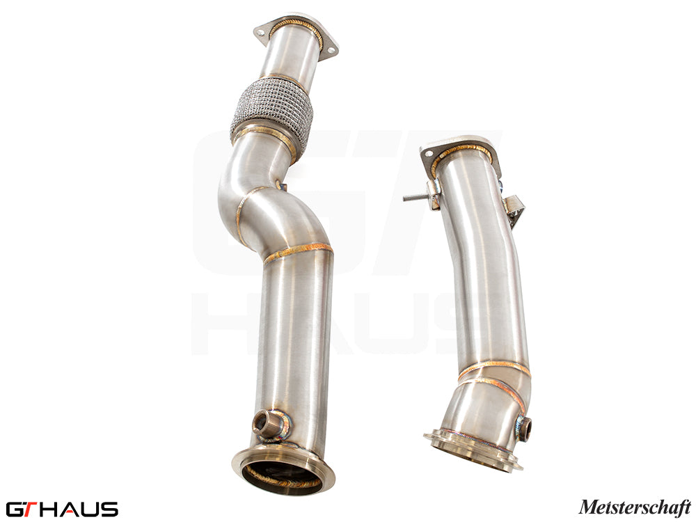 BMW G80/82/83 2021+ Down Pipes OBD2 - 400 CEL Sport Cats (90mm piping)