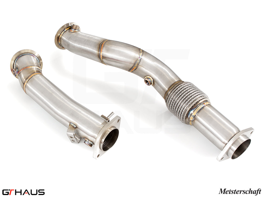 BMW G87 (M2/M2 Competition) 2023+ Down Pipes OBD2 - 400 CEL Sport Cats (90mm piping)