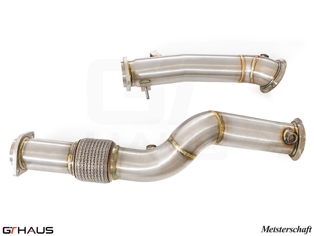 BMW G87 (M2/M2 Competition) 2023+ Down Pipes OBD2 - 400 CEL Sport Cats (90mm piping)