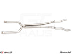 BMW G90 M5 Sedan / G99 M5 Wagon 2024+ LSR Mid Resonator Delete Pipes (Full cat-back pipes) 90mm piping