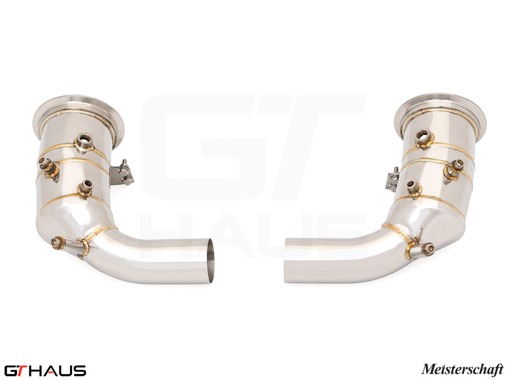 Porsche 911 (992.2) 2025+ Down Pipes OBD2 - 400 CEL Sport Cats