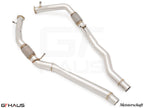 Porsche Cayenne SUV / Coupe (3rd GEN Facelift) 2024+ Front Resonator Delete Pipes (V8 Turbo model only)