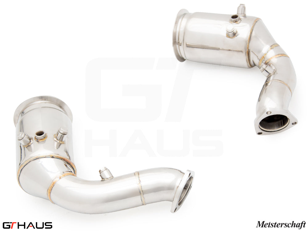 Porsche Cayenne SUV / Coupe (3rd GEN Facelift) 2024+ Down Pipes OBD2 - 400 CEL Sport Cats