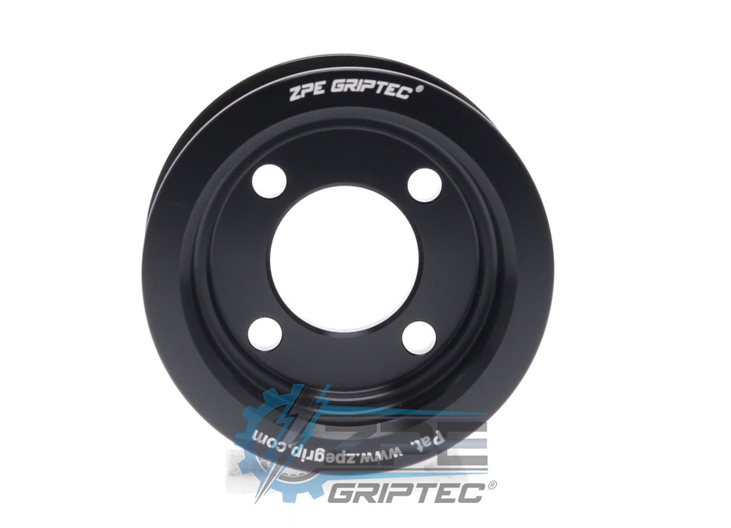 2.70" 6 Rib ZPE GripTec® 2pc Magnuson Hemi .440 Offset L3 Black Pulley Only