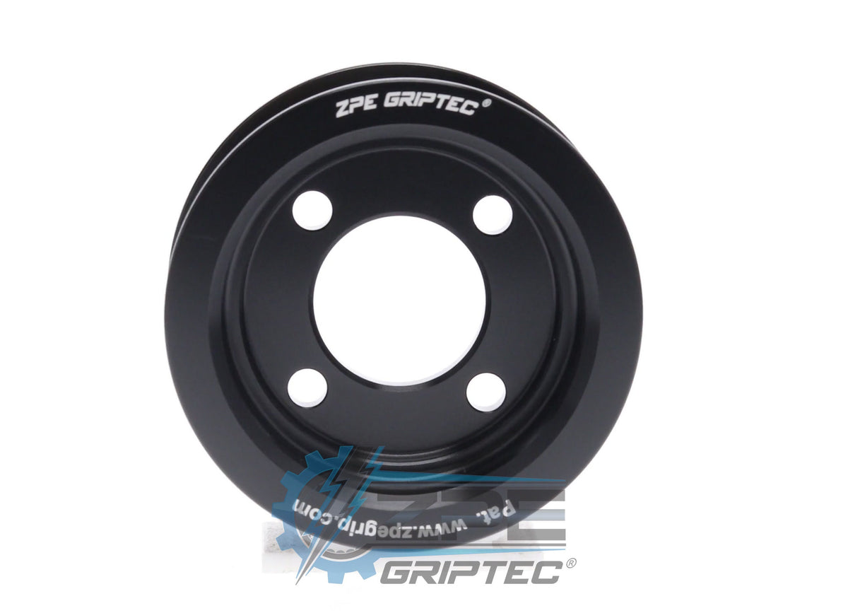 2.70" 6 Rib ZPE GripTec® 2pc Magnuson Hemi .440 Offset L3 Black Pulley Only