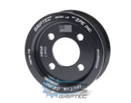 2.80" 6 Rib ZPE GripTec® 2pc Magnuson Hemi .440 Offset L3 Black Pulley Only