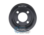 2.80" 6 Rib ZPE GripTec® 2pc Magnuson Hemi .440 Offset L3 Black Pulley Only