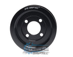 3.40" 6 Rib ZPE GripTec® 2pc Magnuson Hemi .440 Offset L3 Black Pulley Only