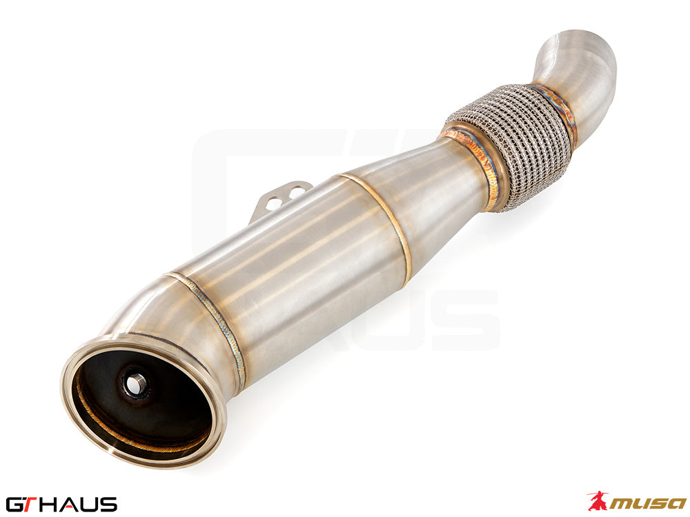 Toyota NEW Supra A90 3.0L (B58) 2020+ Down Pipes OBD2 - 400 CEL Sport Cats (90mm piping)