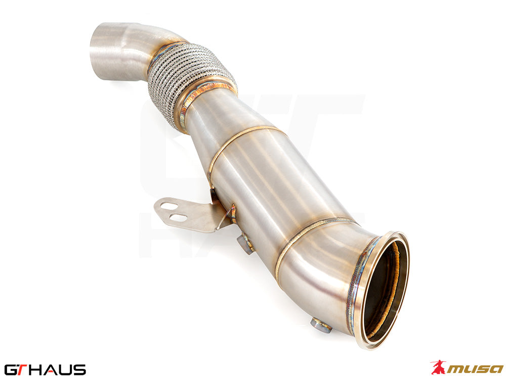 Toyota NEW Supra A90 3.0L (B58) 2020+ Down Pipes OBD2 - 400 CEL Sport Cats (90mm piping)