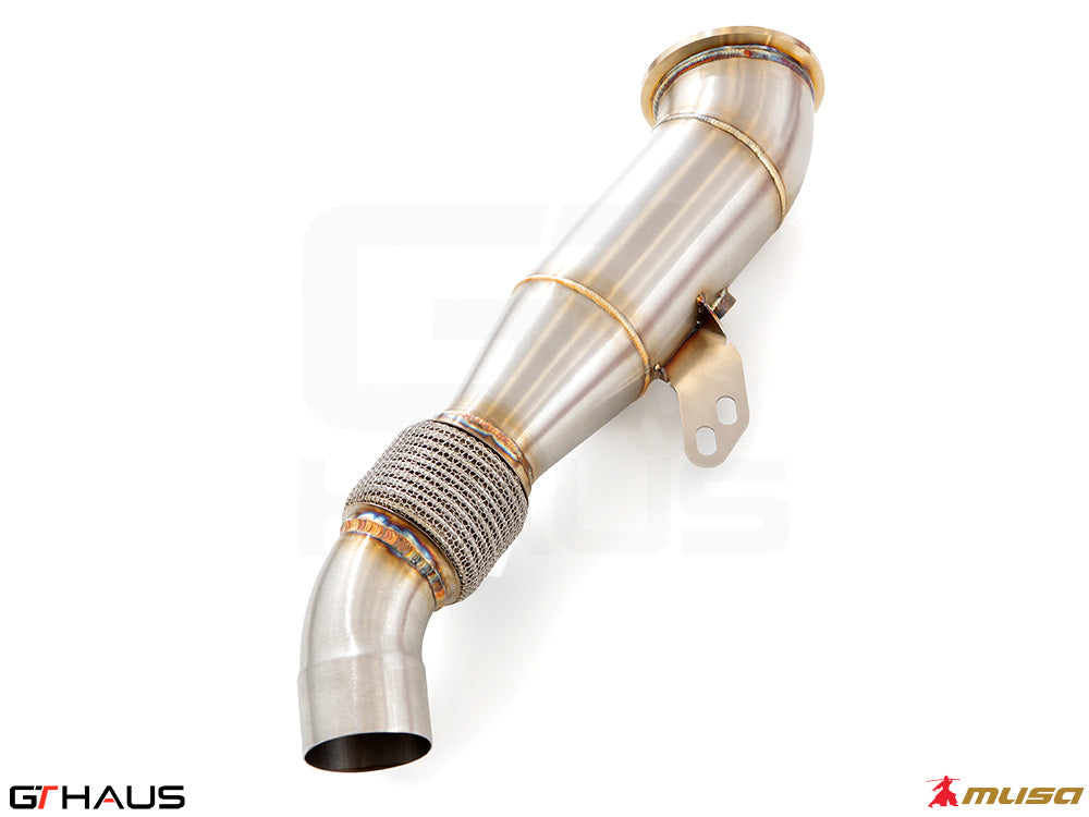 Toyota NEW Supra A90 3.0L (B58) 2020+ Down Pipes OBD2 - 400 CEL Sport Cats (90mm piping)