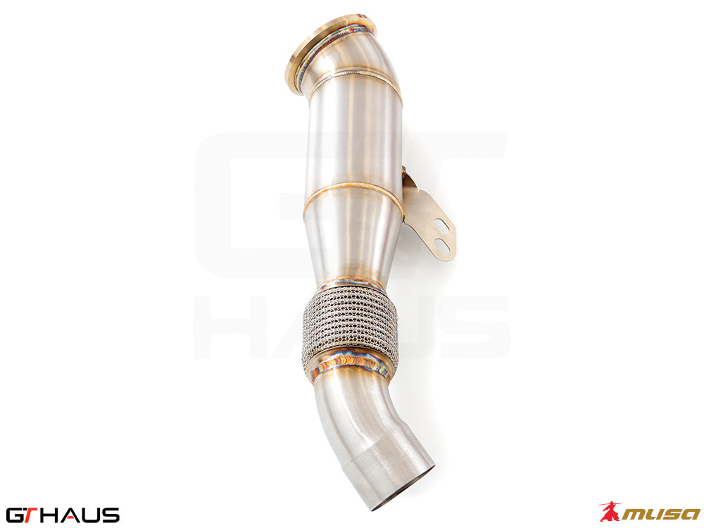 Toyota NEW Supra A90 3.0L (B58) 2020+ Down Pipes OBD2 - 400 CEL Sport Cats (90mm piping)