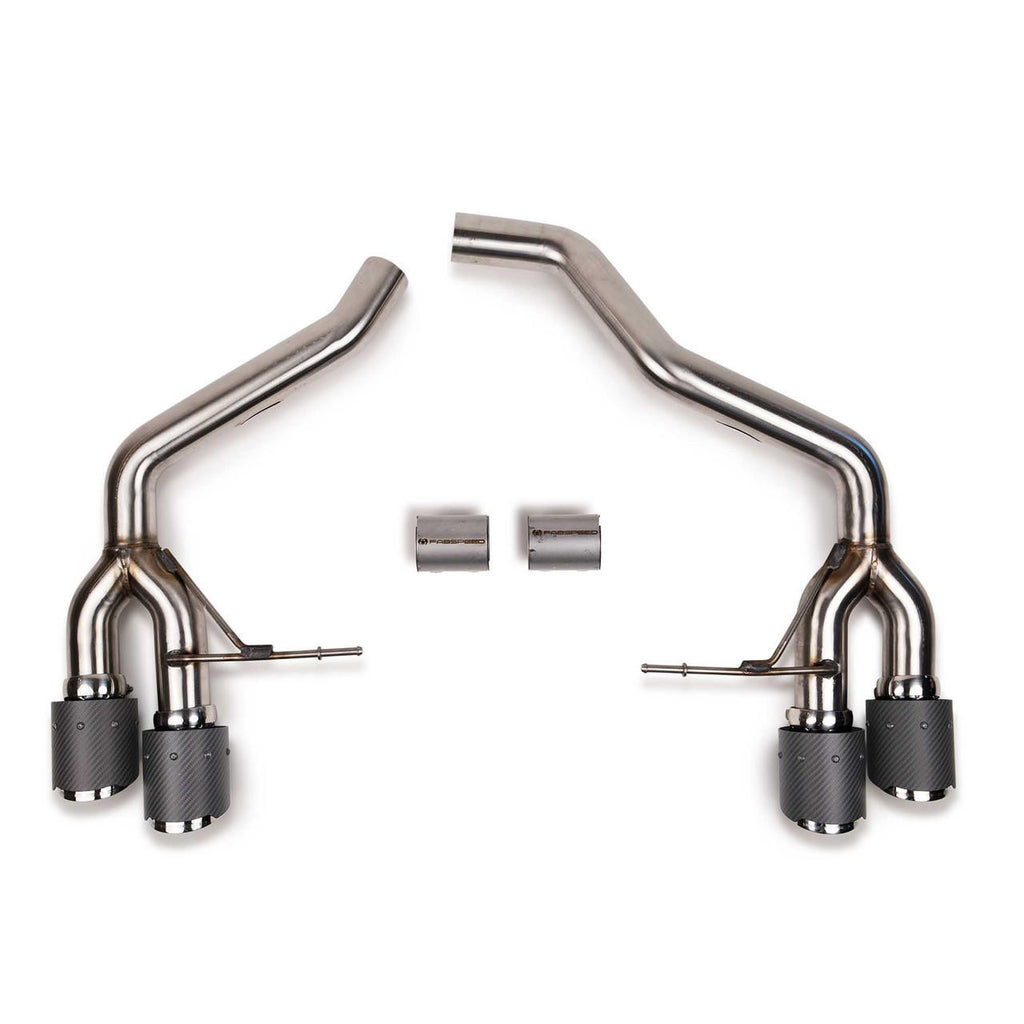 Fabspeed Macan S / GTS / Turbo Rear Slip-on Sport Exhaust (2014-2018)