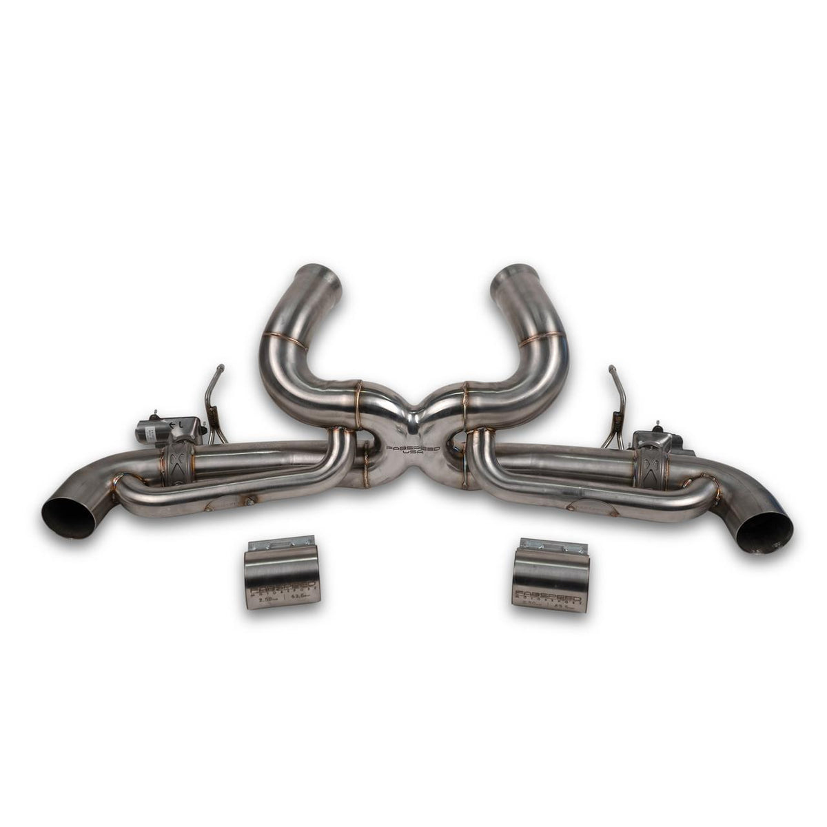 Fabspeed McLaren GT / GTS Valved X-Pipe (2020+) Main image