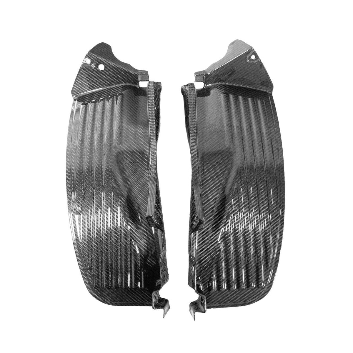 Carbon Fiber Door Fender Shields - 650S McLaren