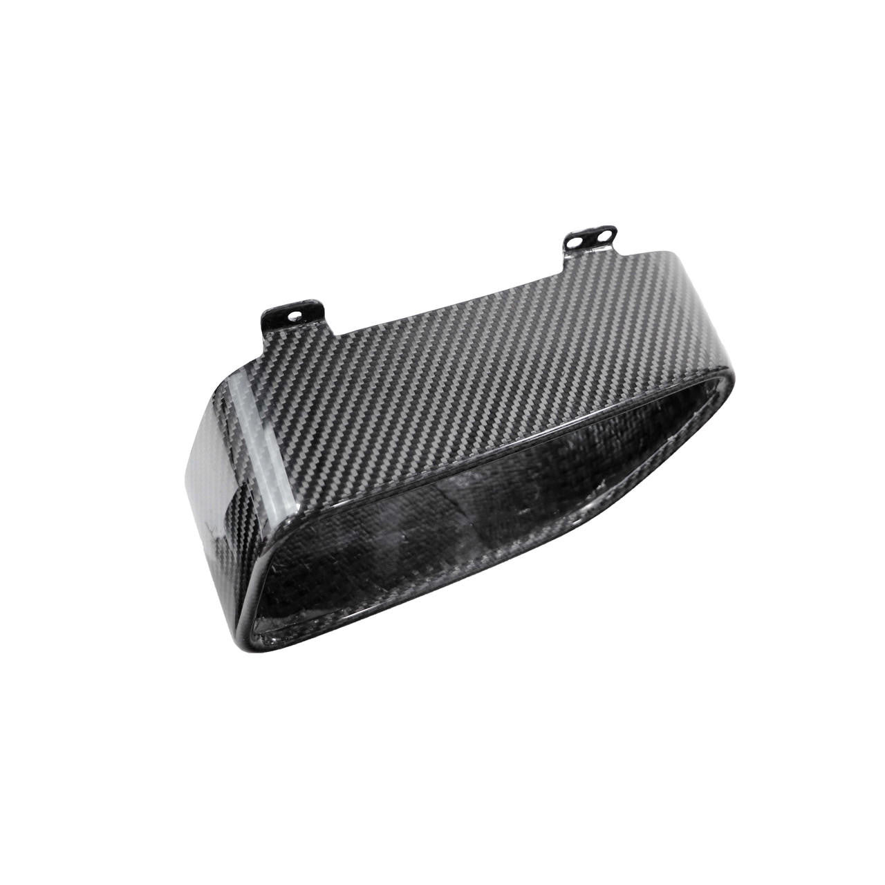 Carbon Fiber Silver Mesh Tail Pipe Tips - McLaren MP$-12C/650S Secondary image