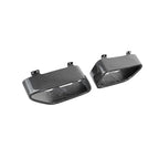 Carbon Fiber Silver Mesh Tail Pipe Tips - McLaren MP$-12C/650S