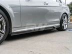 Mercedes W204 C63 DTM CF Side Skirt Extensions