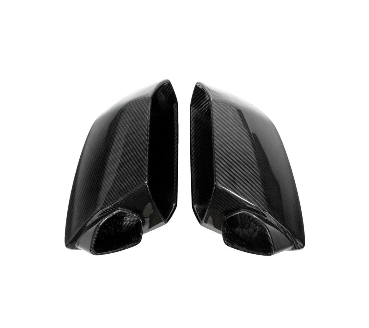 Carbon Fiber Outer Mirror Casing Replacements With Bases - Lamborghini Huracan