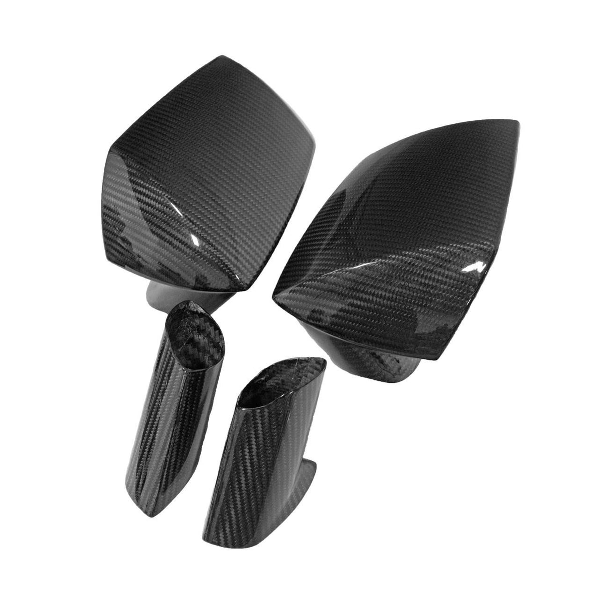 Carbon Fiber Mirror Housings and Bases - Lamborghini Aventador