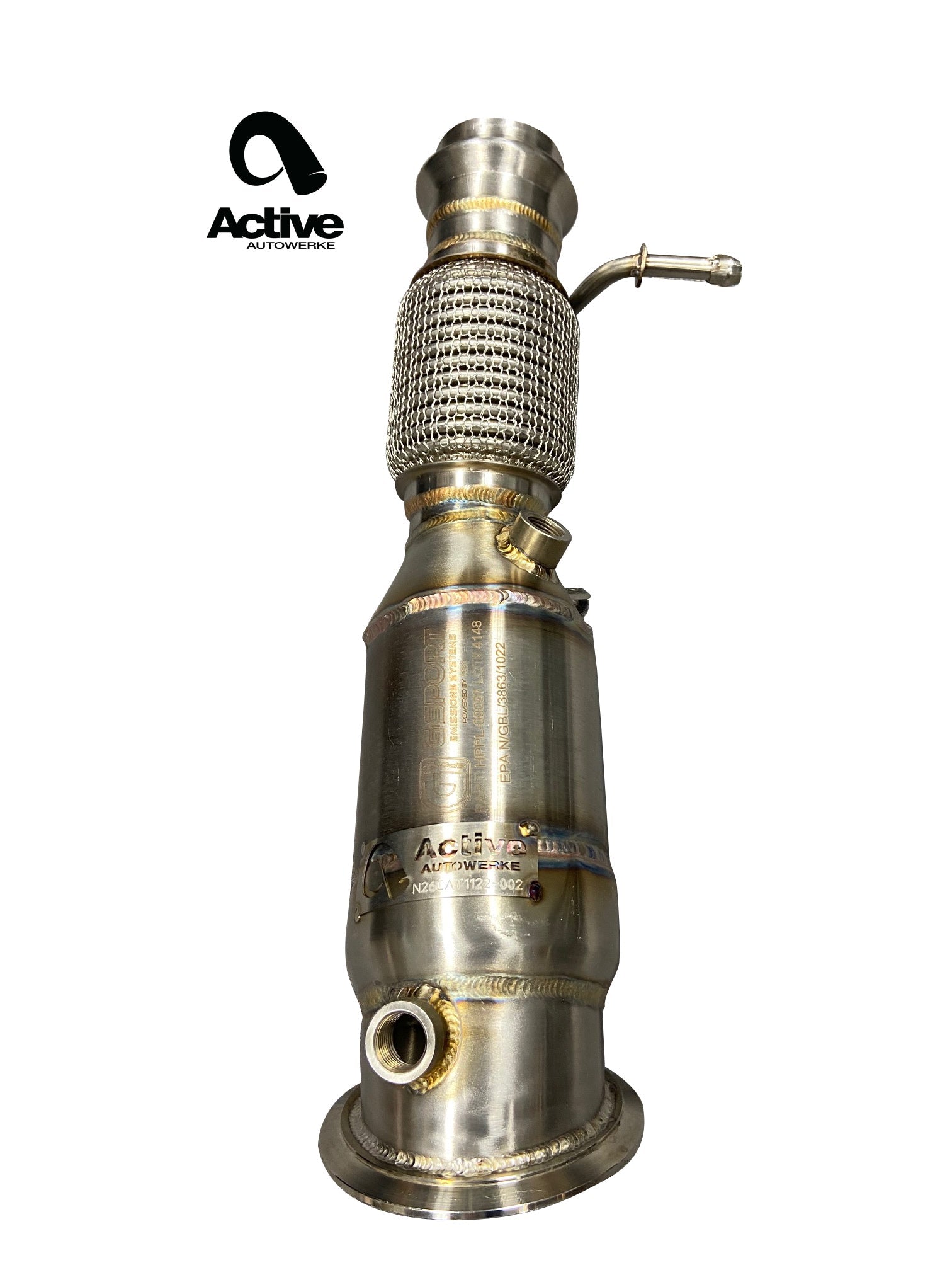 Active Autowerke BMW N26 F3X M228i 328i 428i GESI Catted Downpipe Secondary image
