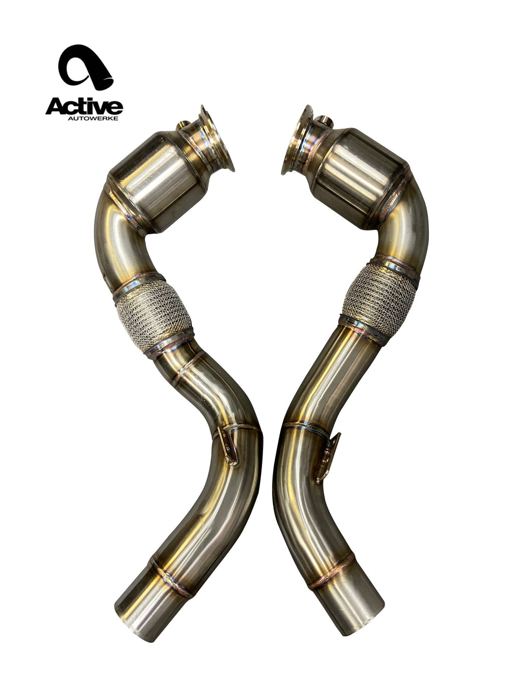 Active Autowerke S63 N63 Aflow Catted Downpipes | V8 BMW X5 M and X6 M X5 X6 550i 650i