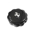 Carbon Fiber Oil Cap Cover With Cavallino - Ferrari F8 Tributo/Spider