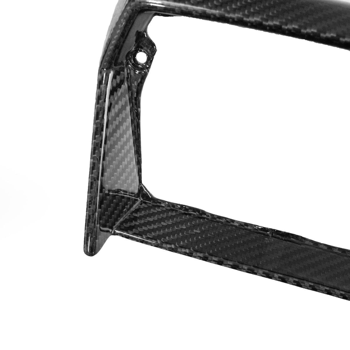 Carbon Fiber Center Console Navigation Screen Outer Panel - Lamborghini Aventador