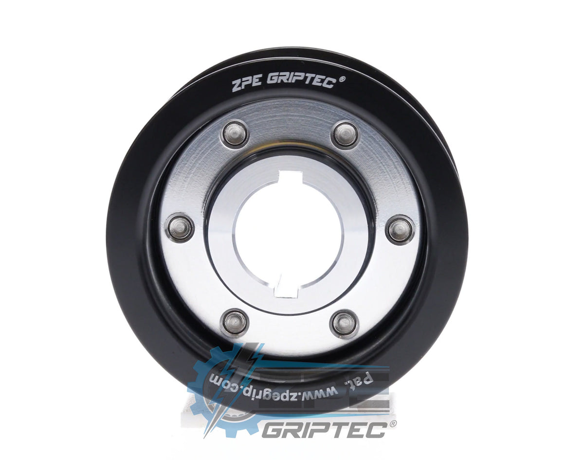 2.65" 8 Rib ZPE GripTec® 2pc ProCharger Standard L3 Black Pulley & Hub Kit