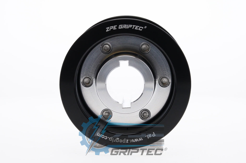 2.75" 10 Rib ZPE GripTec® 2pc ProCharger Standard L3 Black Pulley & Hub Kit