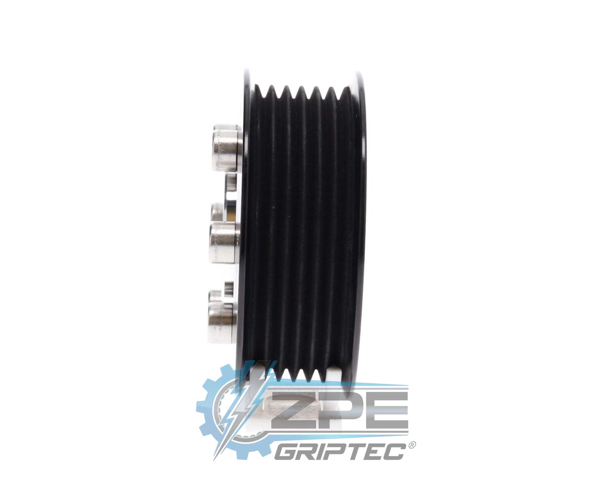 2.80" 6 Rib ZPE GripTec® 2pc ProCharger Standard L3 Black Pulley & Hub Kit Secondary image