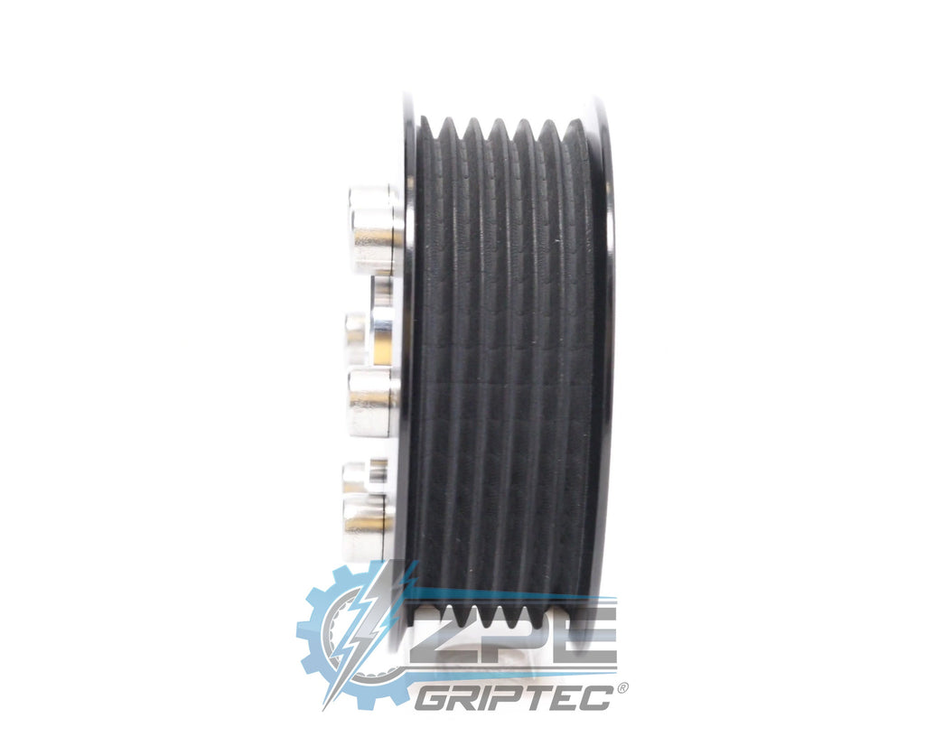 2.85" 6 Rib ZPE GripTec® 2pc ProCharger Standard L3 Black Pulley & Hub Kit