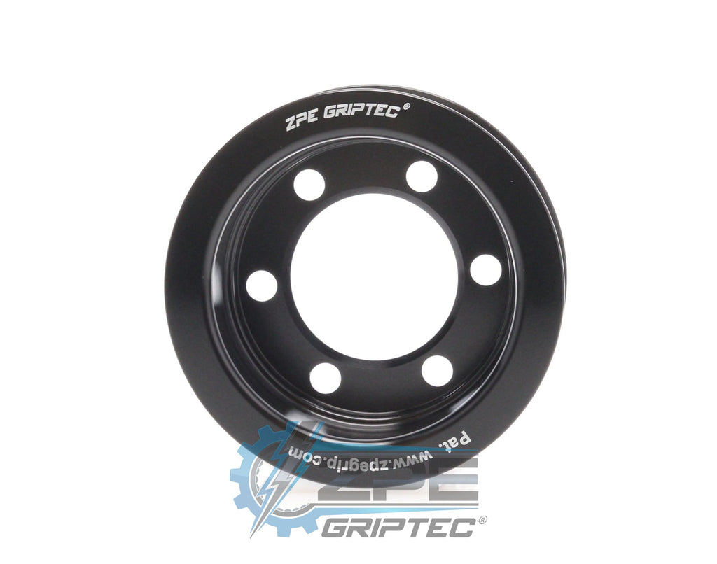 2.85" 6 Rib ZPE GripTec® 2pc ProCharger Standard L3 Black Pulley Only