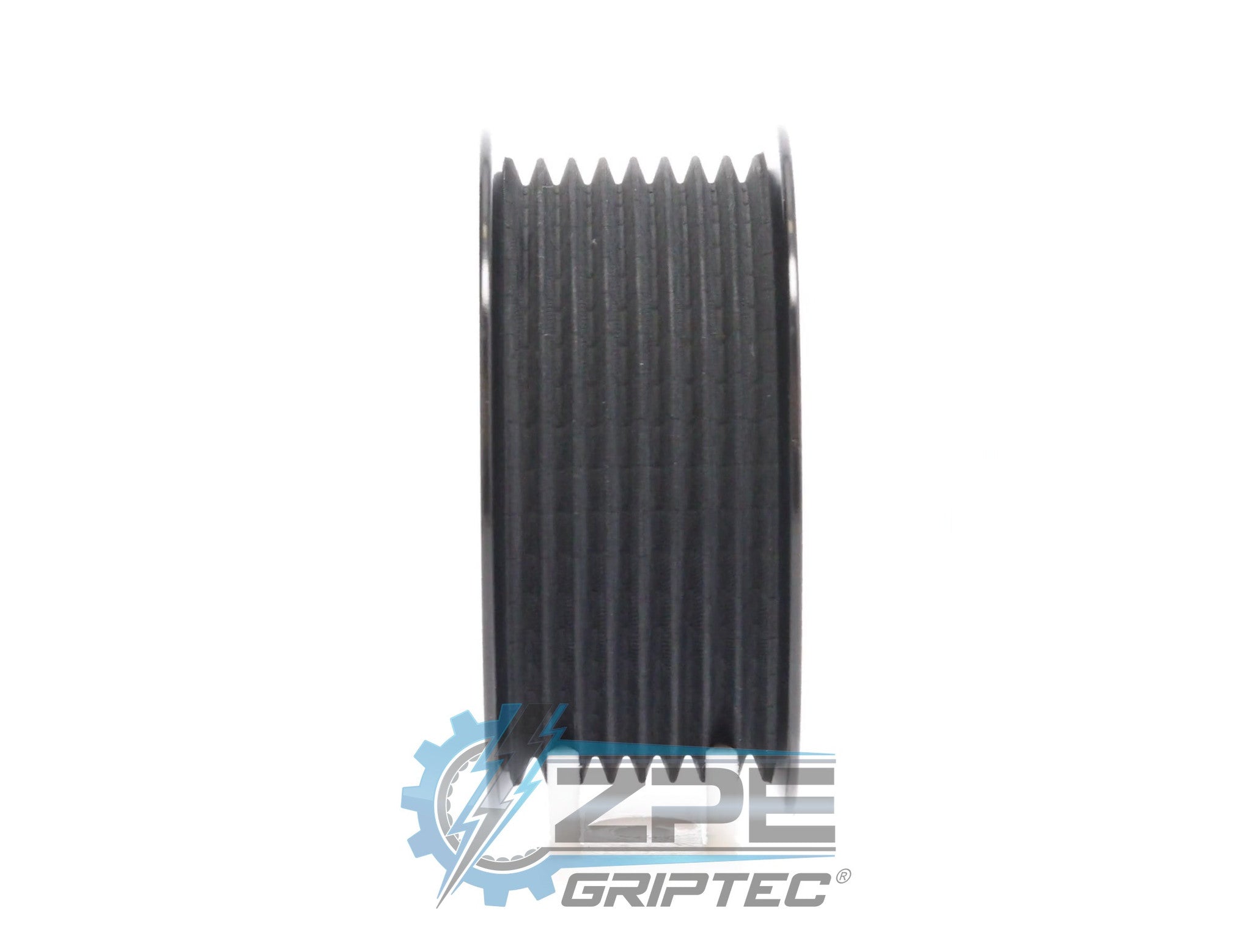 2.85" 8 Rib ZPE GripTec® 2pc ProCharger Standard L3 Black Pulley Only Secondary image