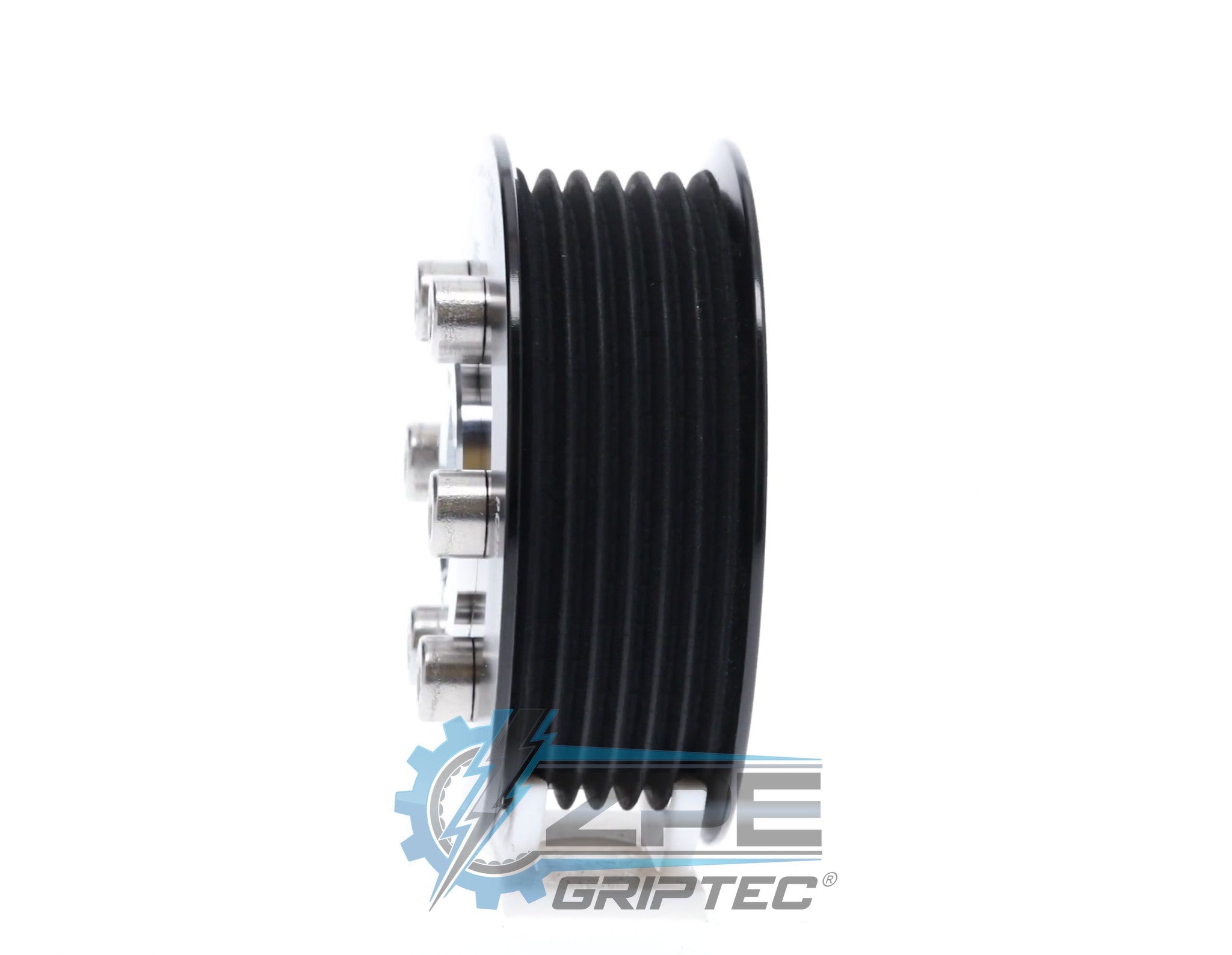 2.90" 6 Rib ZPE GripTec® 2pc ProCharger Standard L3 Black Pulley & Hub Kit Secondary image