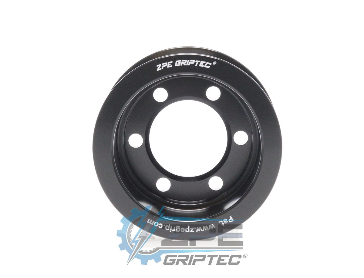 2.90" 8 Rib ZPE GripTec® 2pc ProCharger Standard L3 Black Pulley Only